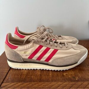 adidas Originals SL 72 RS Iconic Shoes in Magic Beige /Ruby /Sand Strata SZ 12.5